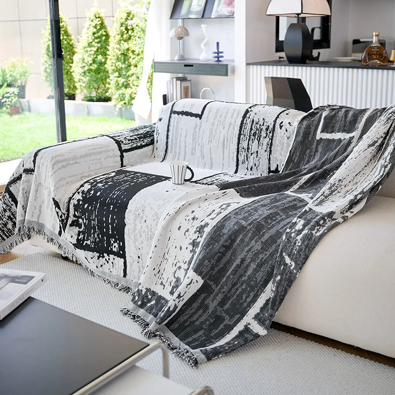 EIFLOY-Retro Chenille Sofa Towel Cover, Anti Cat Scratch, Universal Recliner Couch Cover, 1 Pc, 2 3 4 Seats, Drop Shipping