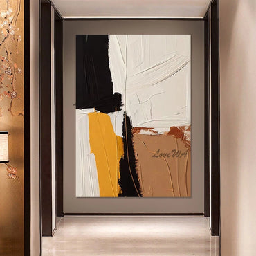 Sofa Background Wall Decor, Acrylic Paintings, Abstract Frameless Canvas Artwork, Modern Design Textured Drawing Art Picture