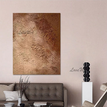 Large Modern Canvas Painting, Abstract Wall Art, Cheap Artwork Frameless, Acrylic, Palette Knife Art Design, Kitchen Decor Items