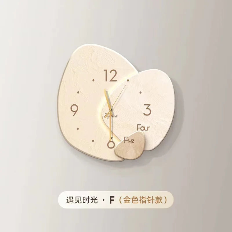 Elegant Nordic Style Wall Clock Unusual Quiet Large Gaming Room Wall Clock Decoration Aesthetic Reloj De Pared Decorations Home