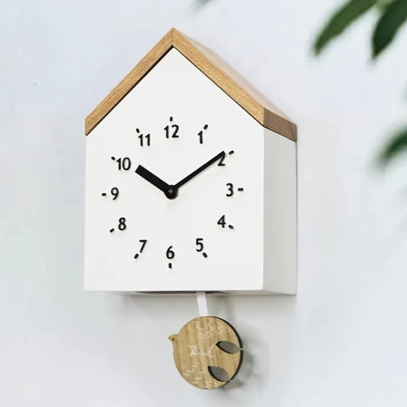 Pendulum Wall Clock Modern Nordic Wall Watch Elegant Silent Clocks Aesthetic Luxury Living Room Watches Interior Accessories