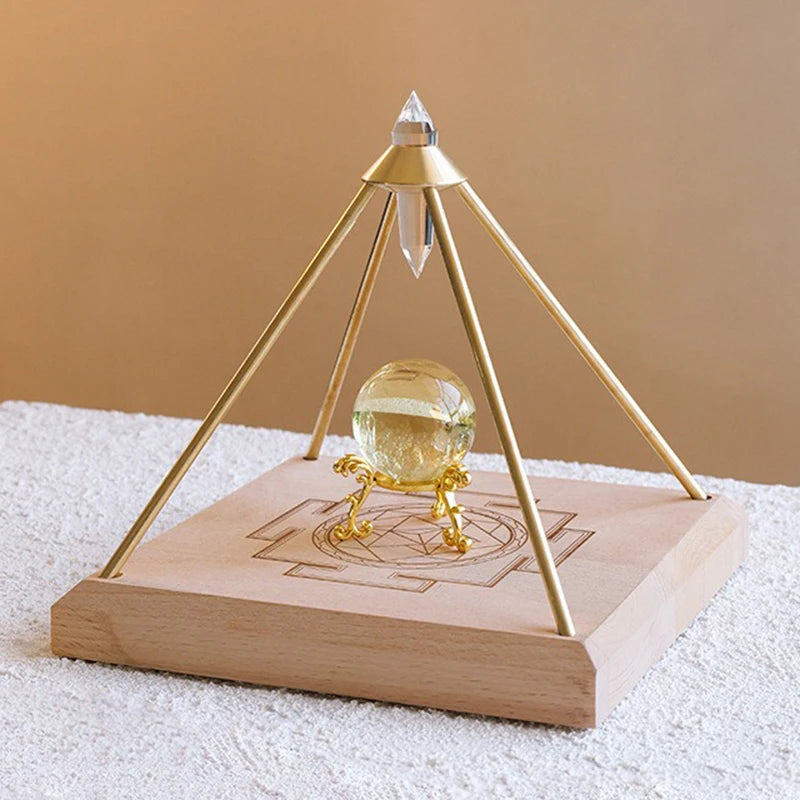 Crystal Ornaments Vogel Pyramid Energy Figurines Interior Sculptures Storage Tray Luxury Aesthetic Room Decoration Gift Ideas