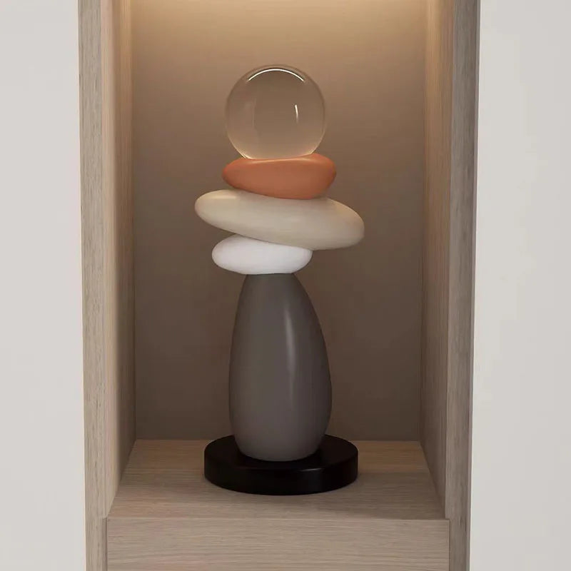 Modern Stone Figurines Resin Good Luck Book Nook Miniatures Living Room Office Aesthetic Decoration Accessories Gifts for Couple