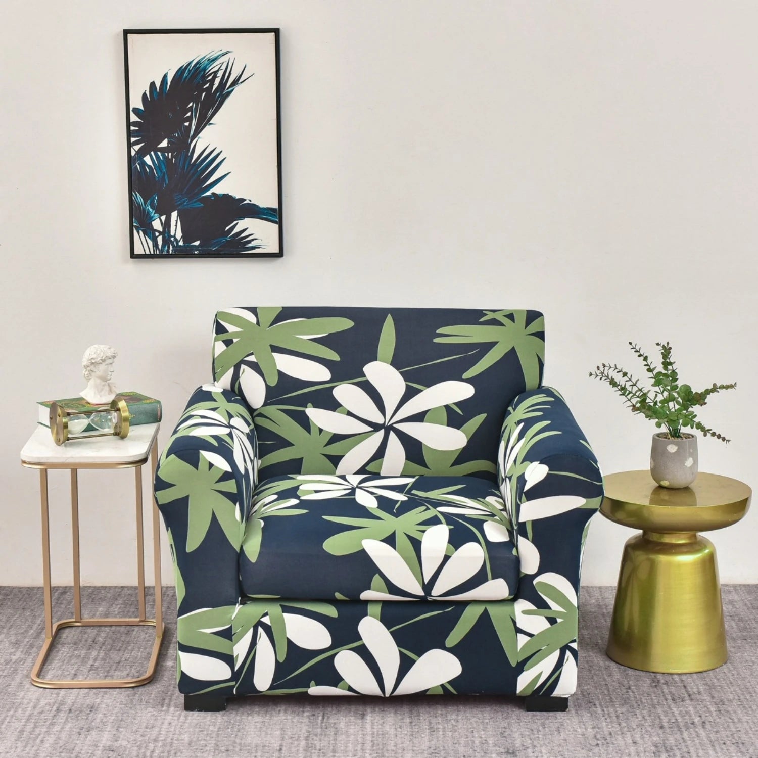 Stretch Couch Slip covers Separate Cushion Sofa Cover 1/2/3 Seater Washable Printed Sofa Furniture Cover For Living Room