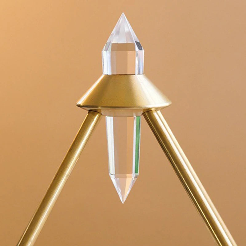 Crystal Ornaments Vogel Pyramid Energy Figurines Interior Sculptures Storage Tray Luxury Aesthetic Room Decoration Gift Ideas