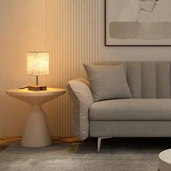 Led Desk Lamp Bedside Lamps Touch Dimmable Table Lamp with Usb and Type C Port  Quick Charging Reading Light Eye Protection