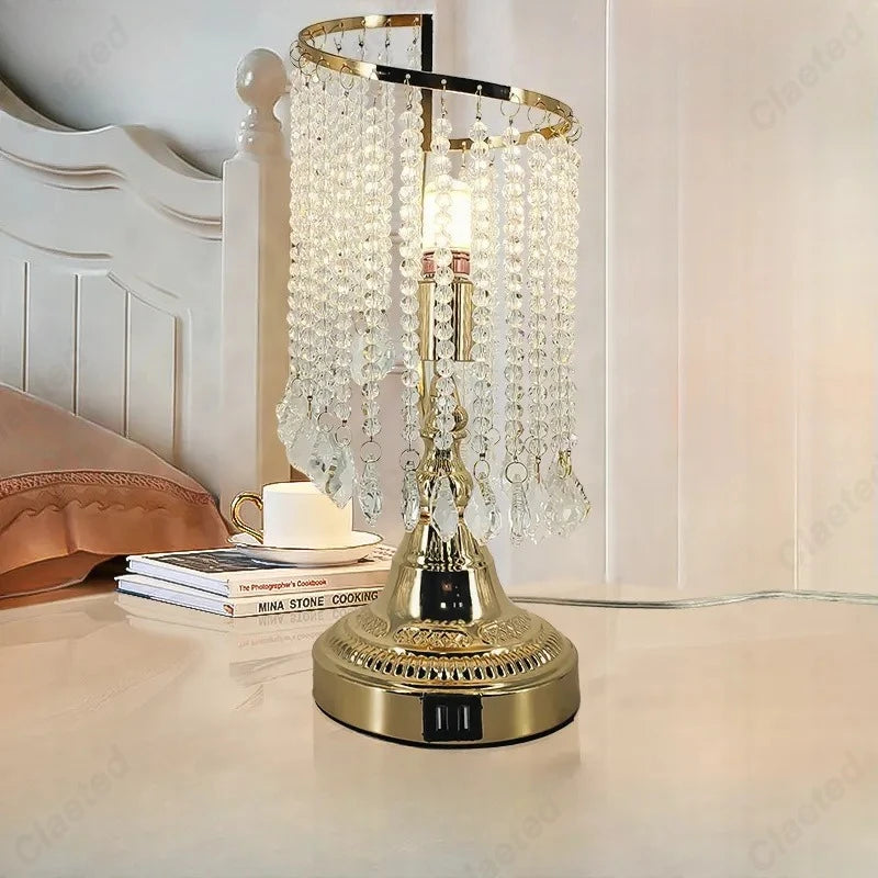 Creative Modern and Simple LED American Eye Protection Desk Lamp Living Room Study Room Bedside Decorative Lighting