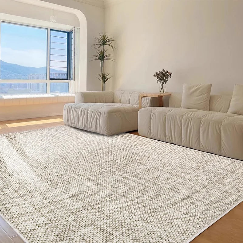 Imported New Zealand Wool Carpet for Living Room Light Luxury Large Thick Area Rug Bedroom Home Decor Sofa Table Floor Mat