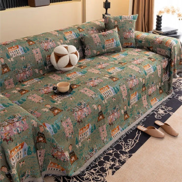 Sofa Covers Chenille Sofa Mats Country Style Throw Blankets Mats 2025 All-season Camping Picnic Persian Style Sofa Cover