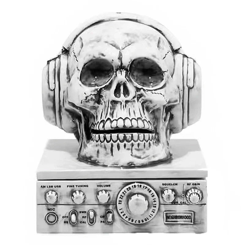 Creative Skull Ornaments Art Figurines Retro Sculptures Tabletop Skeleton Luxury Home Decor Cool Stuff All Saints' Day Gifts