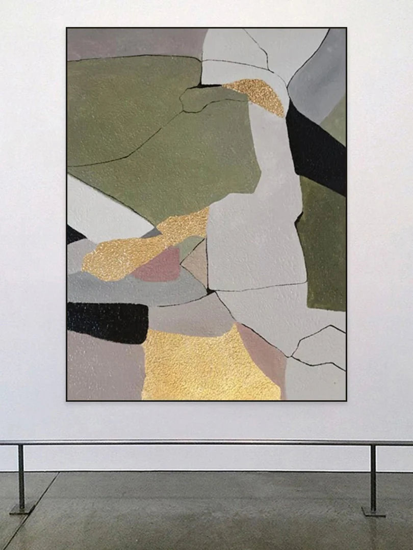 Huge Minimalist Picture Art 100% Hand Painted Abstract Oil Painting On Canvas Wall Art  For Living Room Home Decoration No Frame