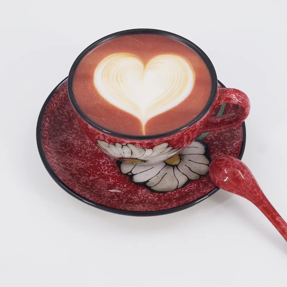 Realistic Fake Coffee Lifelike Faux Coffee Display For Photo Shoot, Fake Cake Photography Props Food sample Tea Table Decoration