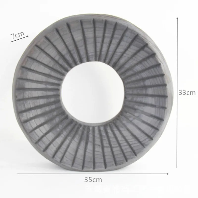 Wooden Sculptures Nordic Vintage Sculpture Elegant Luxury Creative Ornaments Miniature Aesthetic Art Ornament Home Decorations