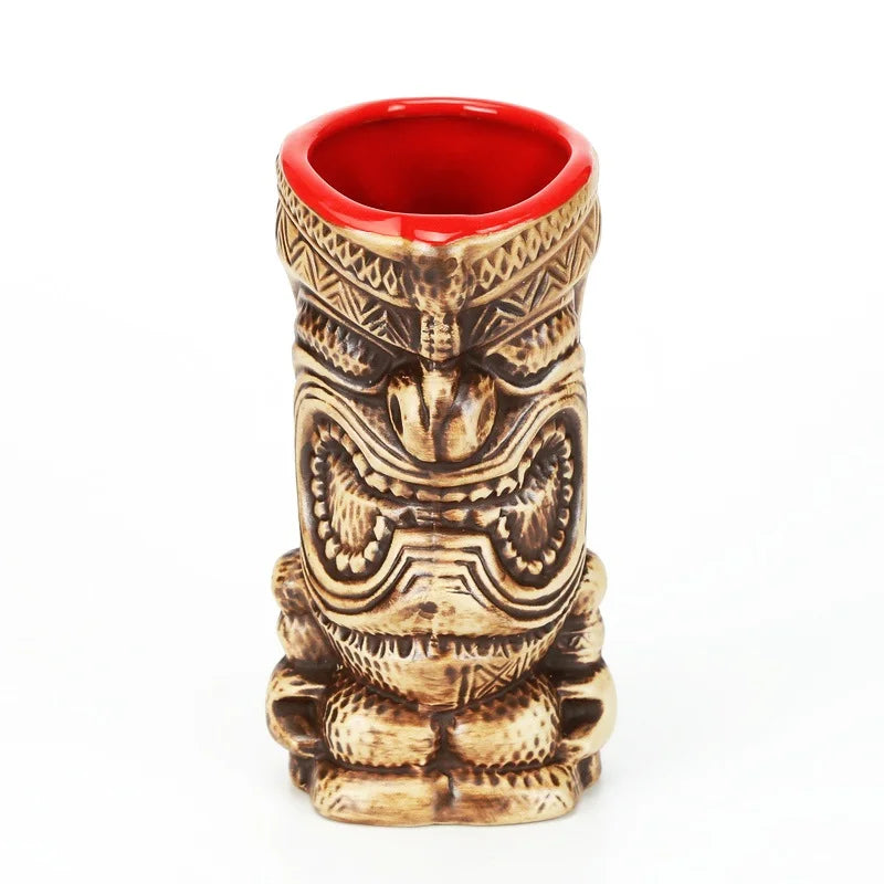 400ml Tiki Mugs Cocktail Cup Beer Wine Mug Ceramic Tiki Mugs Art Crafts Creative Hawaii Mugs