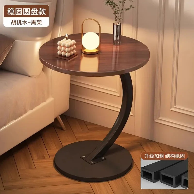 Space-Saving Round Coffee Table with Storage – view 14, modern home furniture