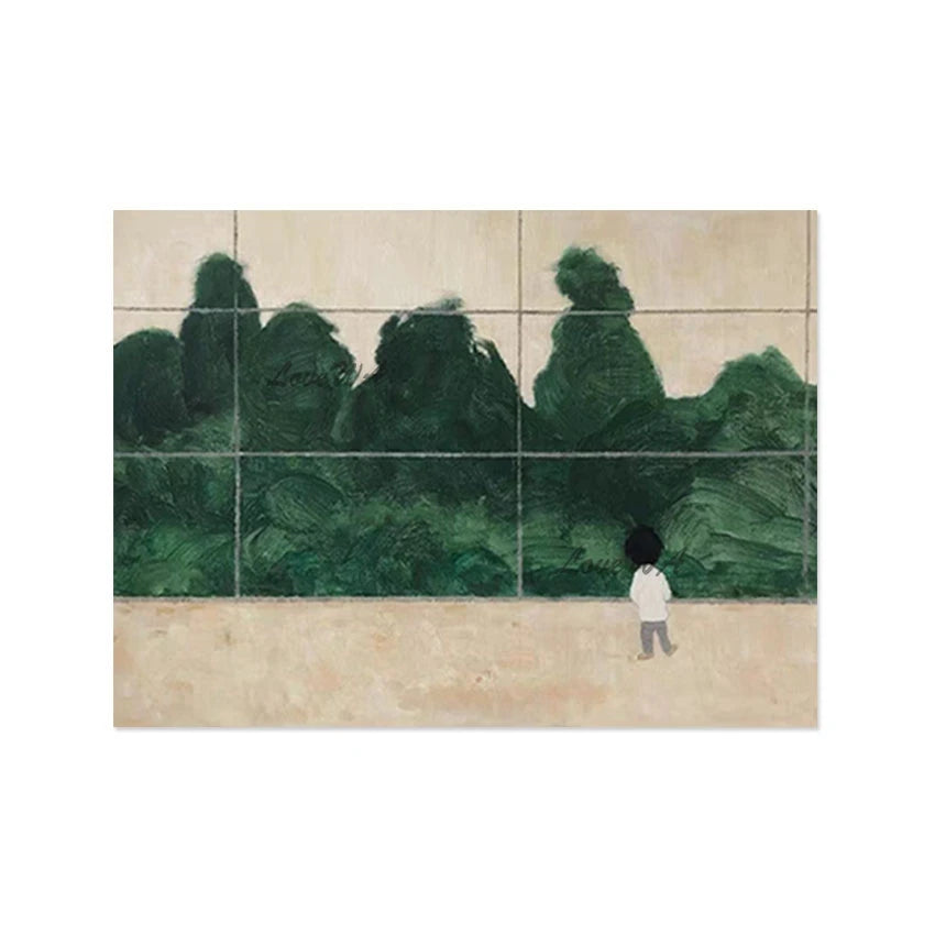 Black Abstract Palette Knife Oil Paintings Frameless Acrylic Textured Art Drawing Modern Canvas Decor Bedroom Wall Picture