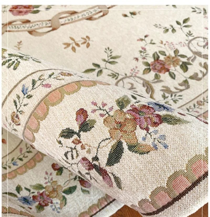 Europe Pastoral Carpets For Living Room Home Carpet Bedroom Sofa Coffee Table Floor Rug Rectangle Countryside Mat Study Area Rug