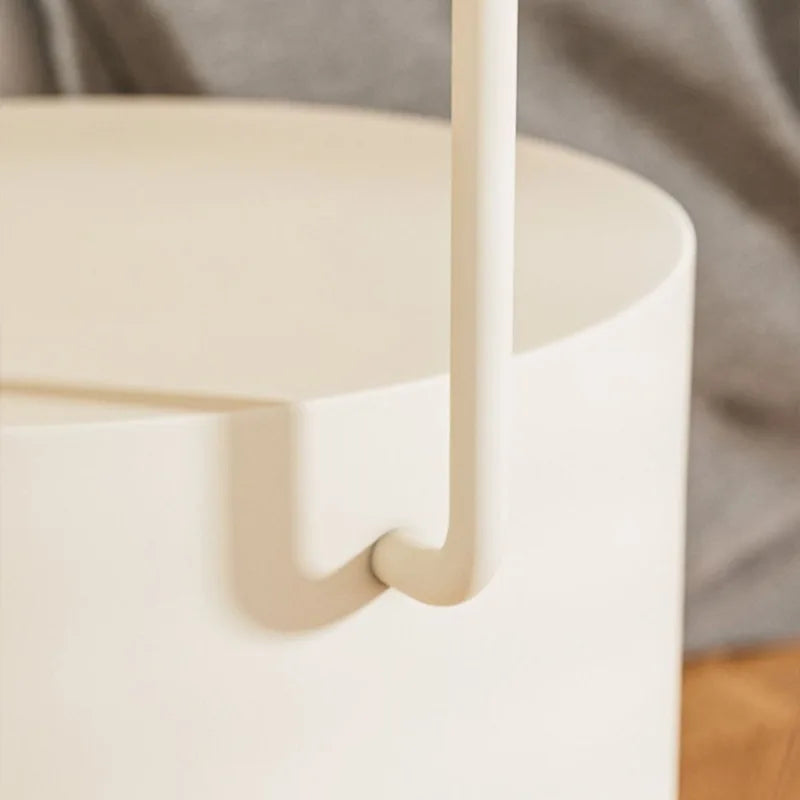 Luxurious Minimalist Iron Bedside Table with Pet Niche – view 5, modern home furniture