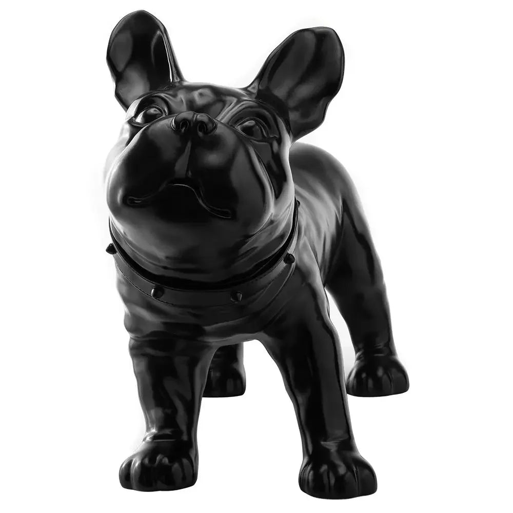 French Bulldog Figurines Creative Art Plastic Miniatures Interior Room Home Decorations Accessories Funny Valentines Day Gift