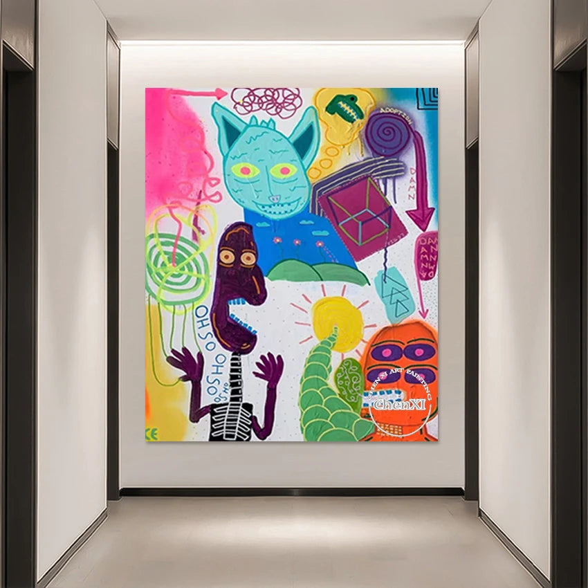 Handmade Large Famous Monet Water Lily Oil Painting, Reproduction Canvas Wall Picture Art, Gallery Showpieces, Hotel Decor