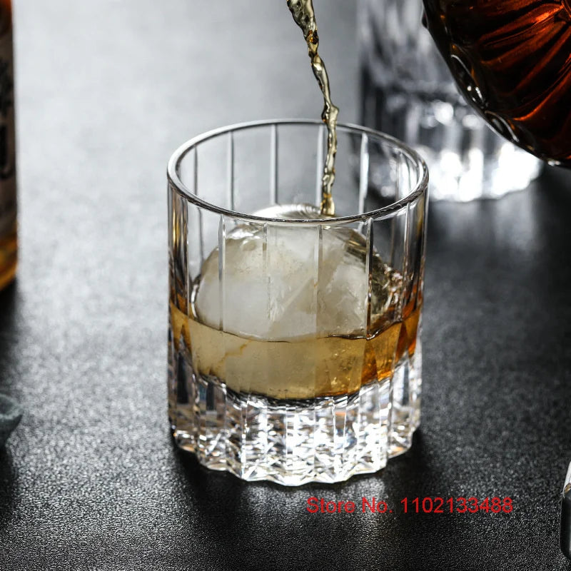 Expensive Whisky Cup Bright Kaleidoscope Asterism Crystal Wine Tasting Glasses Diamond Carving XO Chivas Brandy Whiskey Snifter