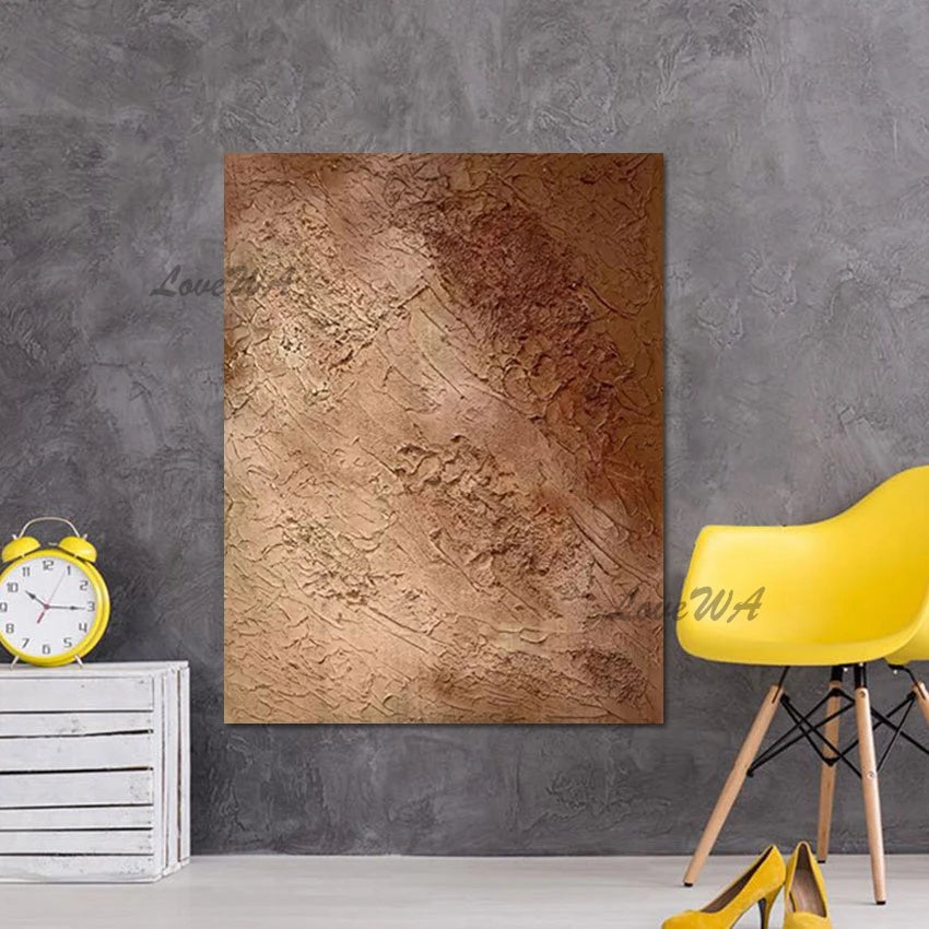 Large Modern Canvas Painting, Abstract Wall Art, Cheap Artwork Frameless, Acrylic, Palette Knife Art Design, Kitchen Decor Items