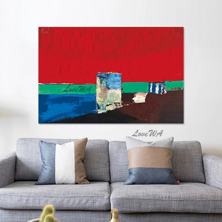 Canvas Wall Art Modern Pictures Abstract Idea Design Textured Hand Paintings Hot Selling Frameless Luxury Living Room Decoration
