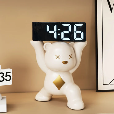 Led Silent Table Clocks Unique Luxury Cute Aesthetic Alarm Clock Nordic Modern Desk Clock Office Digital Clocks Decoration