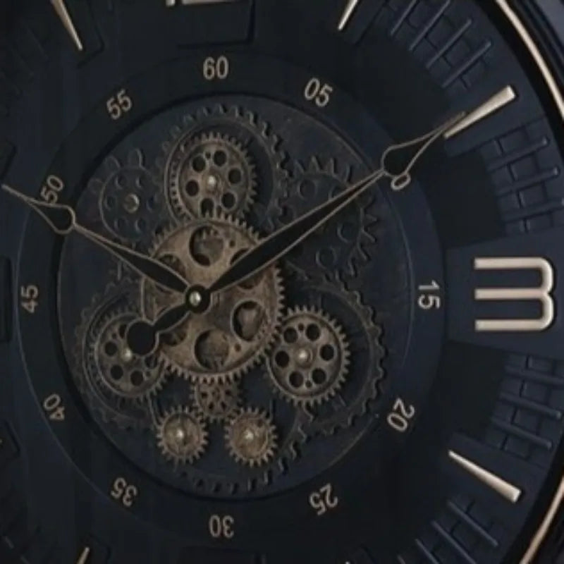 Gear Wall Clock Modern Wall Watch Nordic Elegant Decorative Clocks Silent Luxury Aesthetic Living Room Watches Home Decoration