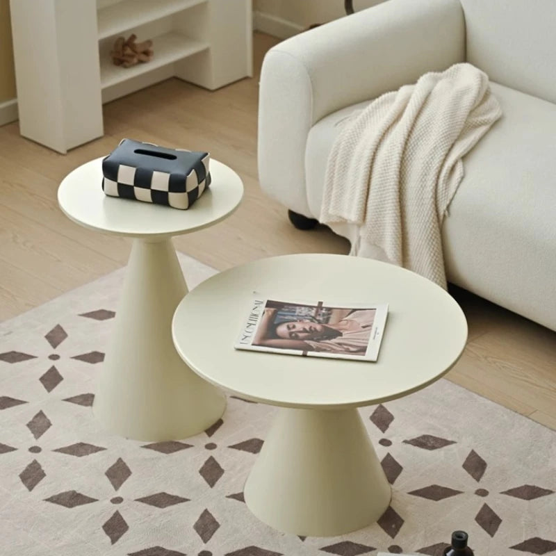 Round Metal Coffee Table - Modern Minimalist Design – view 5, modern home furniture
