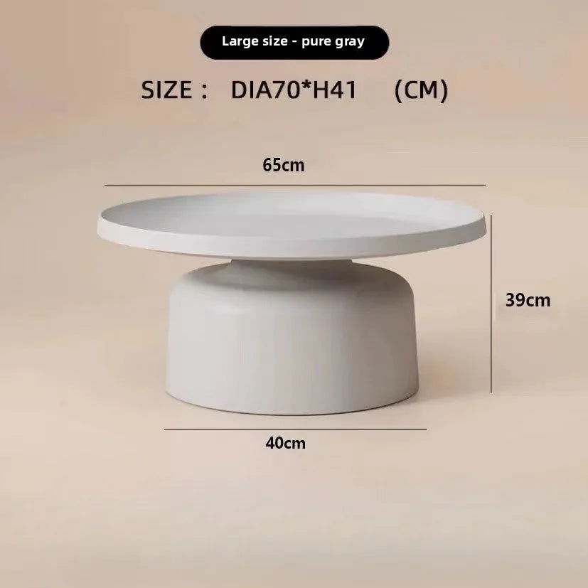 Nordic Circular Coffee Table for Modern Living Rooms – view 7, modern home furniture