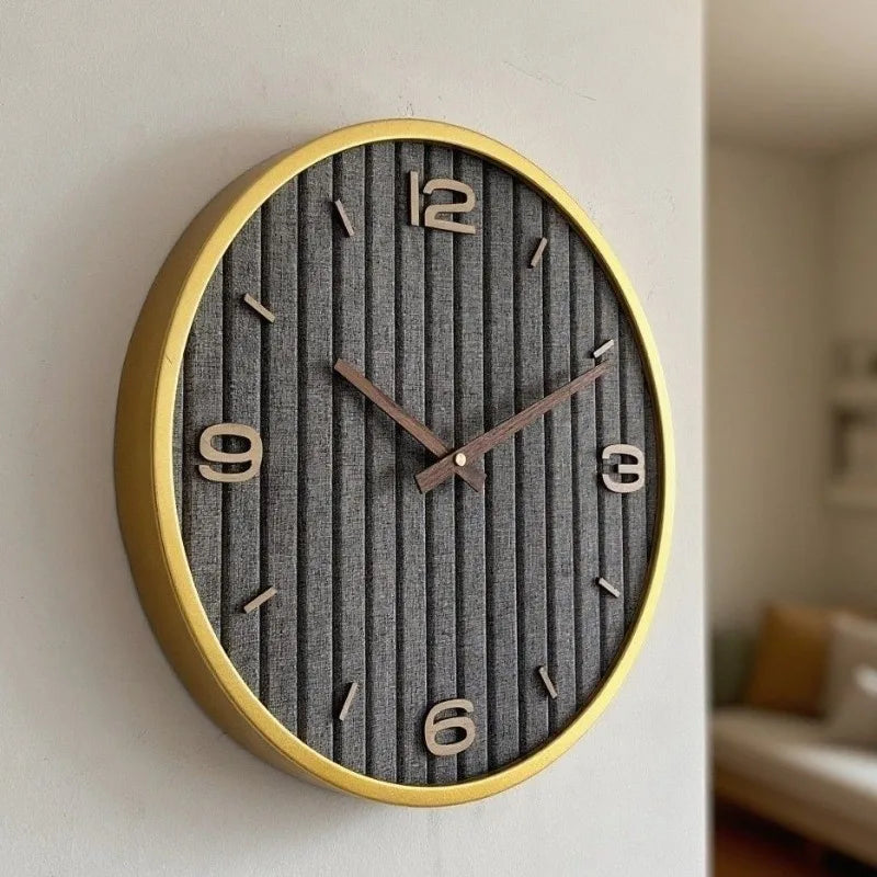 Modern Wall Clock Aesthetic Wall Watch Unique Silent Elegant Clocks Decorative Nordic Luxury Living Room Watches Room Decoration