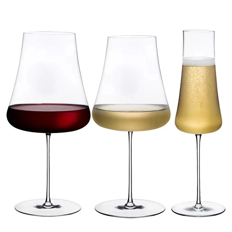 Ultrathin Crystal Wine Glasses Party Stemware Universal Wineglass Volcano Grand Cru Bordeaux Goblet Champagne Cup