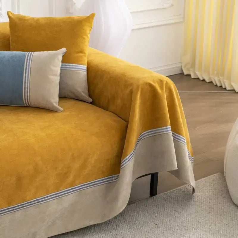 EIFLOY-Patchwork Waterproof Sofa Cover, 2, 3, 4, 5 Seater, Non-slip, Couch Slipcover, Armchair Furniture Protector, for Pets Cat