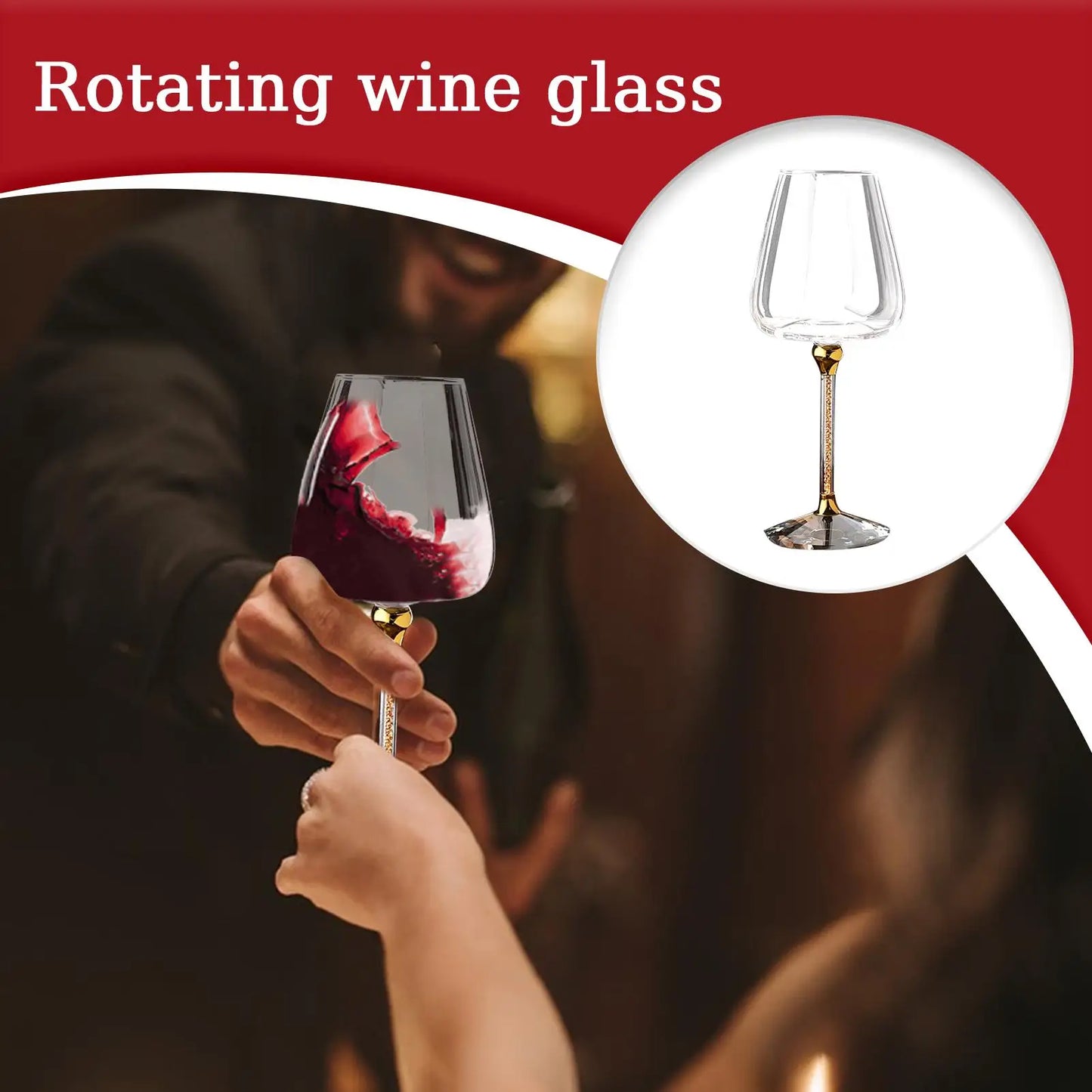 Elegant Wine Glasses Tall Wine Glasses Crystal Glassware Rolling Ergonomic Organizer Holder For Cocktail Drinking Birthday Pool