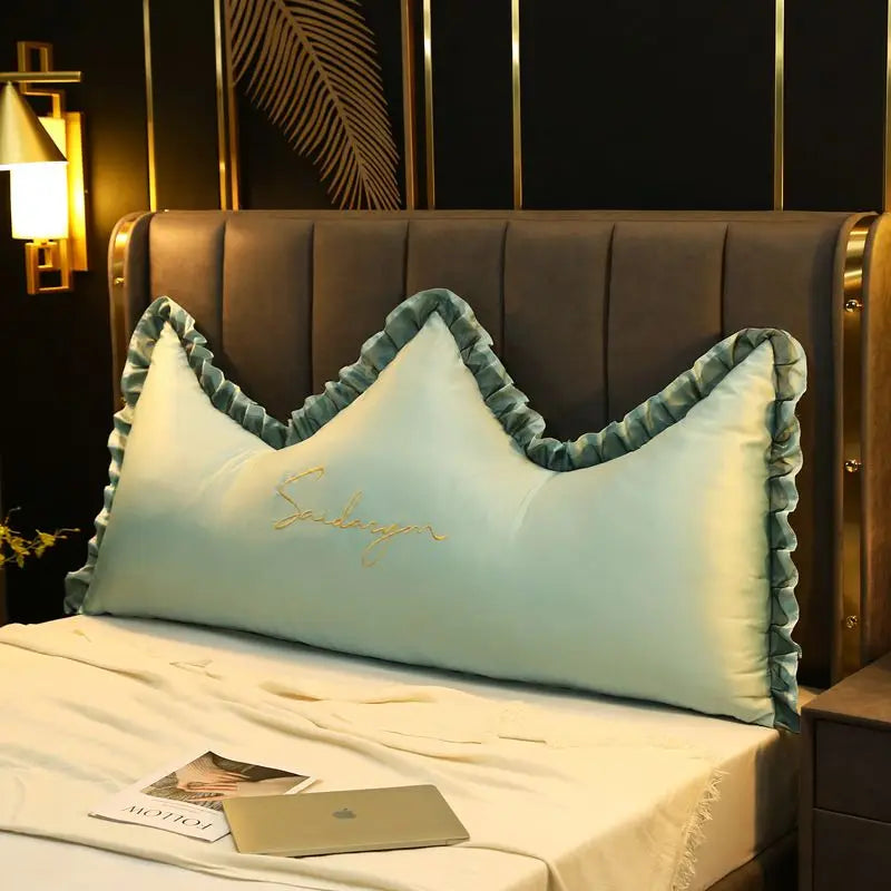 Crown Princ Bede Pillow Soft Plu Sofa Sle Headboard Double Size Bedroom Furniture Decor Trending New Model