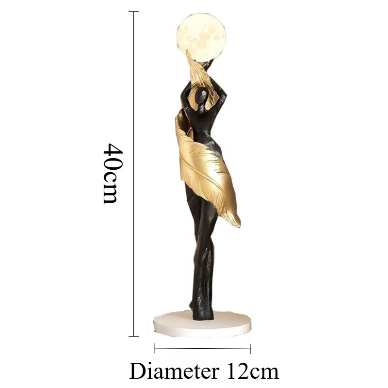 Creative Ornaments Aesthetic Figurines Modern Interior Sculptures Room Decoration Accessories Bedroom Decor Home Decorations