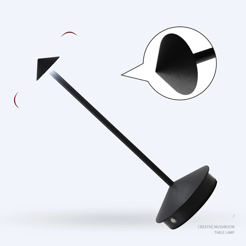 Arrow design LED light bedroom bedside rechargeable desk lamp restaurant atmosphere night light