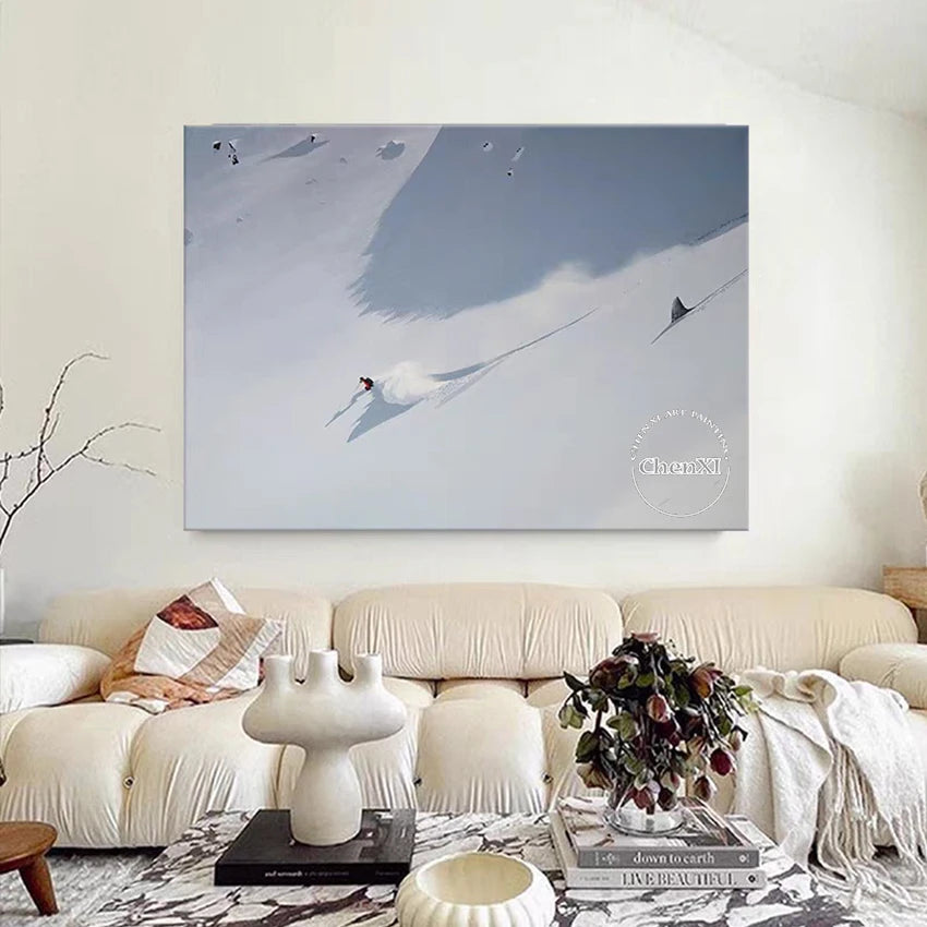 Figure Impressionist Oil Paintings, Landscape Art Wall, Texture Abstract Canvas Picture, Frameless, Large Size Office Artwork