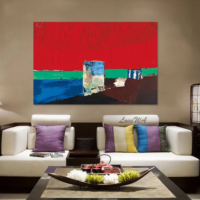 Canvas Wall Art Modern Pictures Abstract Idea Design Textured Hand Paintings Hot Selling Frameless Luxury Living Room Decoration