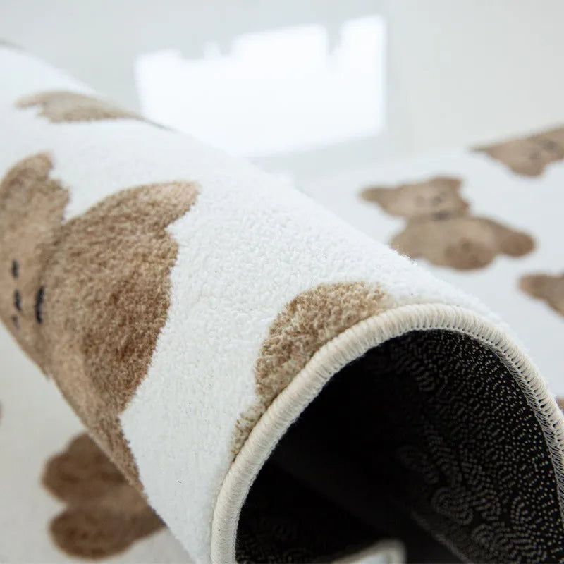 Japanese Style Carpets for Living Room Minimalist Bedroom Decor Plaid Carpet Checkerboard Lounge Rug Large Area Plush Floor Mat