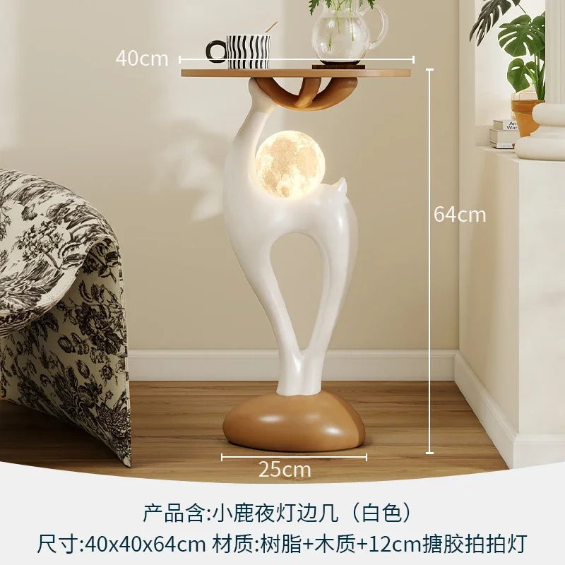 Elk Side Table with Ambient Lighting – view 8, modern home furniture