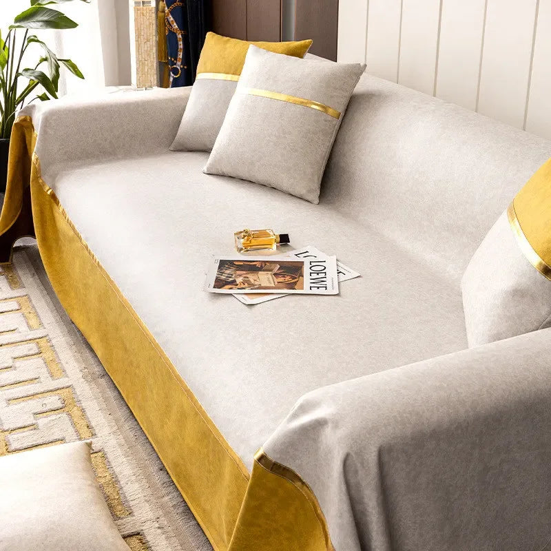 EIFLOY-Patchwork Waterproof Covers for Sofas, 1, 2, 3, 4 Seater, Couch Slipcover, Armchair Towel, Furniture Protector for Pets