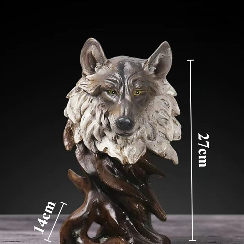 Animal Sculptures and Figurines Modern Miniature Figurines for Interior Ornaments Home Living Room Decoration Accessories