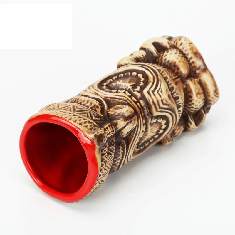400ml Tiki Mugs Cocktail Cup Beer Wine Mug Ceramic Tiki Mugs Art Crafts Creative Hawaii Mugs