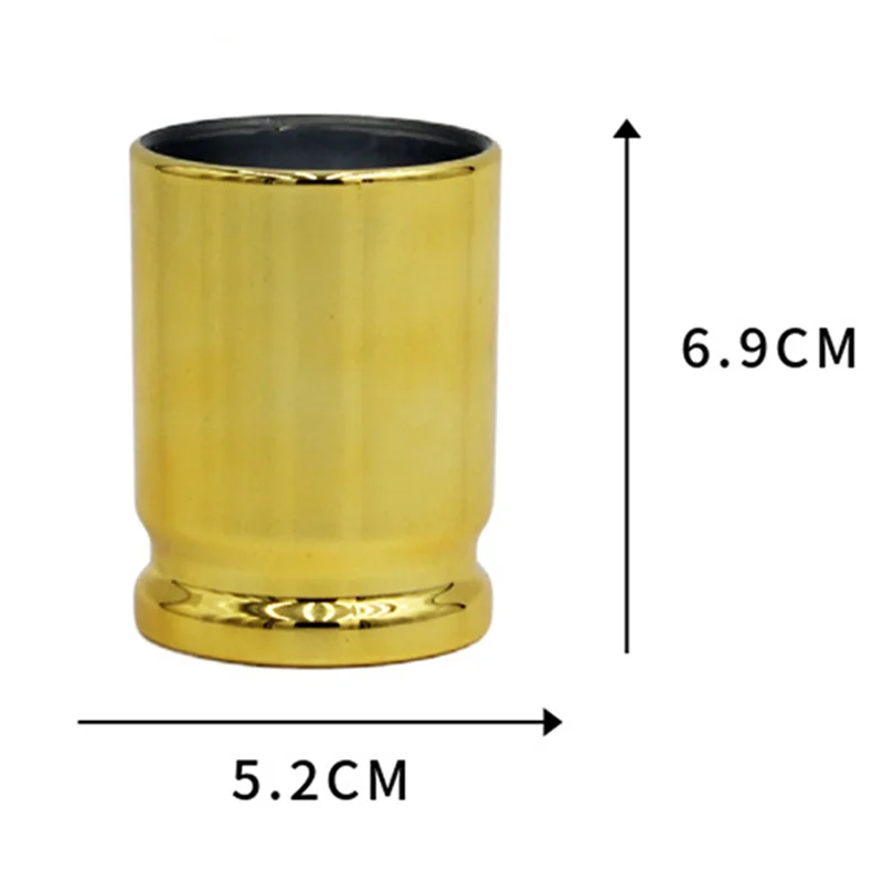 ABVT-4Pcs 50 CAL SHOT GLASSES SHOT Wineglass , Shot Wineglass Hold 90Ml