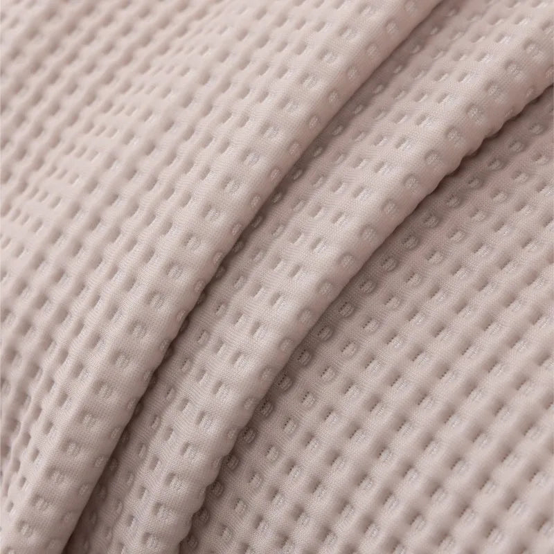 2024 French Country Sofa Cover Patchwork Stretchable Couch Protector Vintage Solid Color Cool Decor Throw Blanket Pleated lace