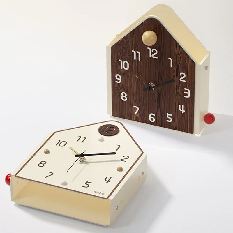 Modern Wall Clock Living Room Double Sided Silent Wall Clock Creative Bedroom Clocks Aesthetic Elegant Clocks Home Decoration