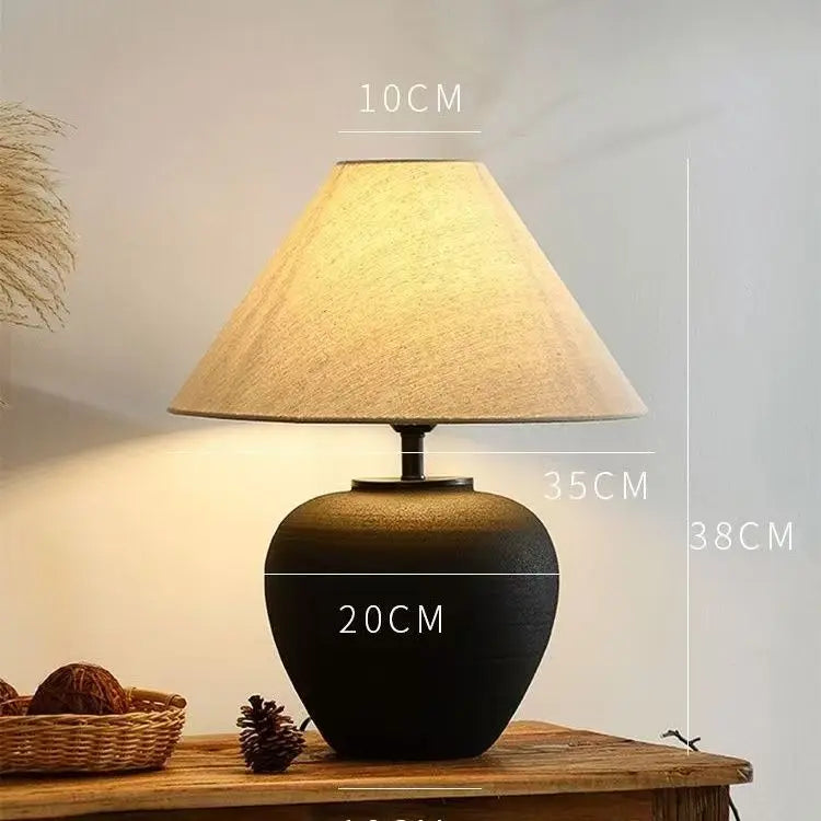 Vintage Art Ceramic Led Table Lamps Retro Bedroom Table Stand Lamps Living Room Bedside Floor Lights For Room Decor Fixture Led