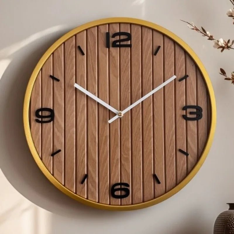 Modern Wall Clock Aesthetic Wall Watch Unique Silent Elegant Clocks Decorative Nordic Luxury Living Room Watches Room Decoration